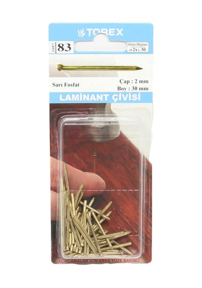 Laminant Parke Çivisi 2x30 Th Başsız Fosfat Sarı - 761156086 Diğer
