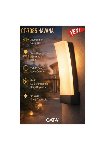 Cata Ct-7085 Havana Led Aplik 30w Gunisigi Diğer