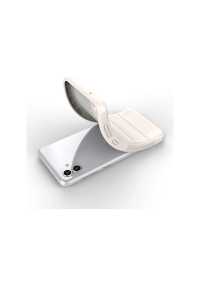 Samsung Galaxy Uyumlu, A04 Kılıf Optimum Silikon - Krem