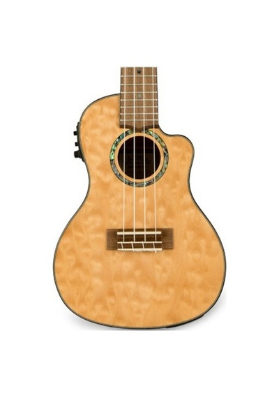 Lanikai Qm-nacec Quilted Maple Concert Elektro Ukulele Naturel Doğal Akçaağaç Görünümü