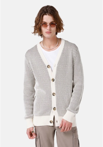 Colin's Colins Regular Fit Erkek Beyaz Hırka Cl1067003 Q1.v1 Ofw Beyaz