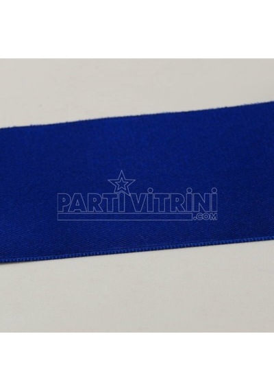 Lacivert Saten Kurdela 6 Cm. X 10 Metre