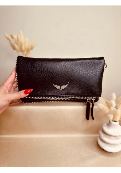 Wallet Çanta Siyah Çok Renkli