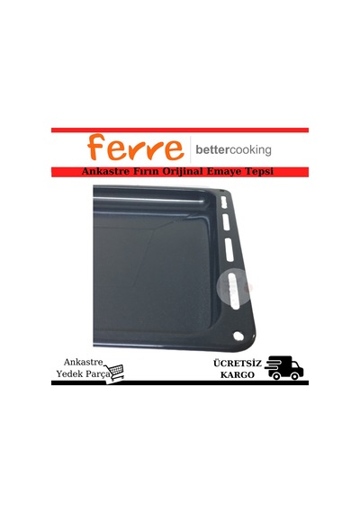 Ferre Uyumlu Ankastre Firin Füme Emaye Tepsi - 397354060