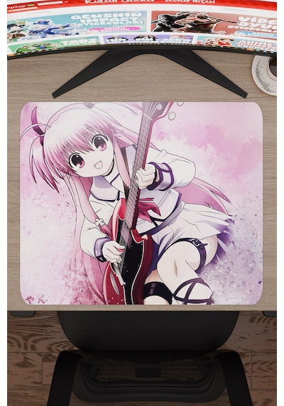 Angel Beat S Anime V4 - 48x40 Xl Gaming Kauçuk Kaymaz Taban Mouse Pad Fare Altlığı