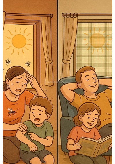 Çift Kanat Pratik Sineklik, 1,25 M X 1,5 M Tül, Kapı & Pencere Uyumlu, Kolay Montaj, Pratik, 5,5 M Yapıştırma Bantlı Genel