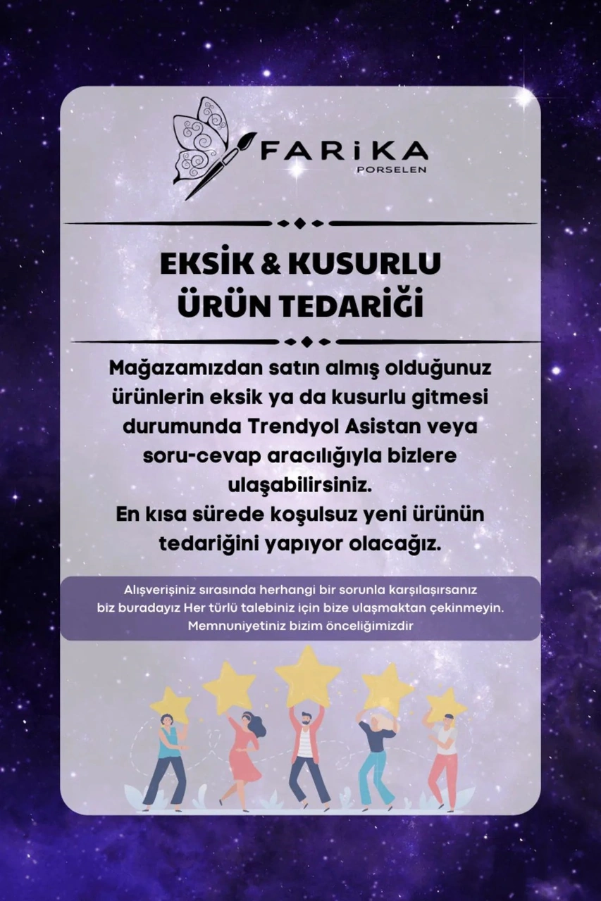 Vuslat 16 Parça Kahvaltı Takımı Kırık Beyaz
