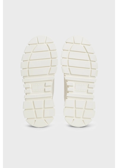 Tommy Jeans Zebra Desenli Platform Sneaker Ayakkabı Kadın Ayakkabı En0en03070 Ybı Beyaz
