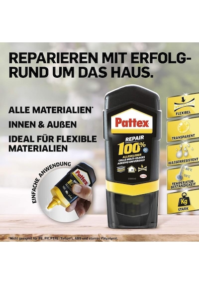 Pattex Çok Amaçlı Yapıştırıcı Repair % 100 Çok Amaçlı Yapıştırıcı 50 Gram