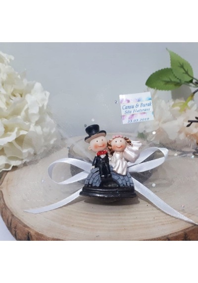 Toptanh.Dükkanı Köprüde Gelin Damat Nikah Şekeri(30 Adet)
