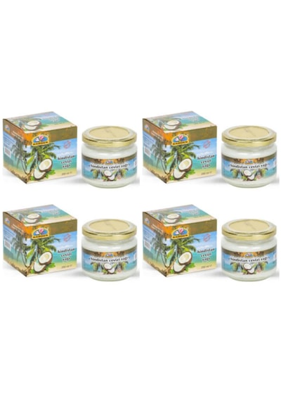 Karden Soğuk Pres Hindistan Cevizi Yağı 4 X 250 Ml