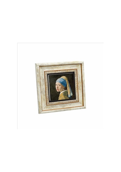 İnci Küpeli Kız Johannes Vermeer, 1665 Baskılı Taş Tablo 20x20
