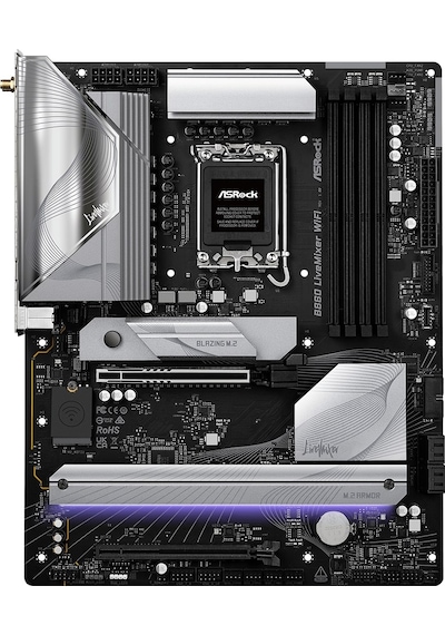 Asrock B860 Live Mixer Wifi Lga1851 Ddr5 8666mhz+ Oc Atx Gaming Aaaa11asr0032