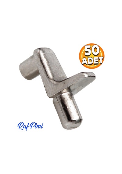 Raf Pimi L Tip Kare Cam Ahşap Metal Raf Tutucu Çivisi Mobilya Dolap Pimi 50 Adet Belirtilmemiş