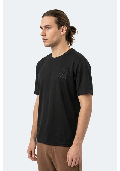 Slazenger Zegna Erkek Siyah Tişört