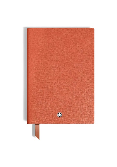 Montblanc Cayenne Deri Bordo Orta Boy Defter 134765 Turuncu