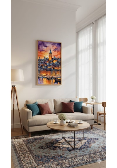 Kulenin Büyüsü Rulo Tuval Üzeri Canvas Baskı Premium Çözünürlük, Çerçevesi