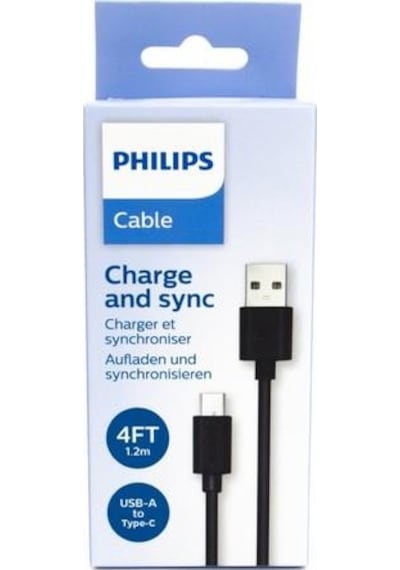 Philips Uyumlu USB - Usb-C Şarj Kablosu 1.2m