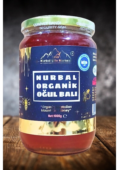 Nurbal Şifa Merkezi Organik Oğul Balı 1 KG