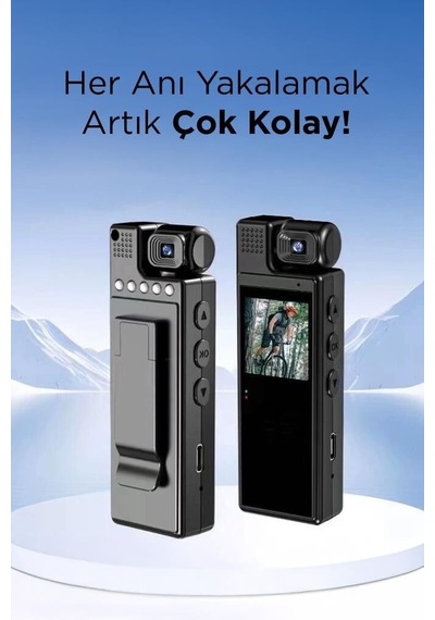 Premium Açık Hava Donanım Cihaz Aksiyon Kamerası Cmr19 Siyah 4k