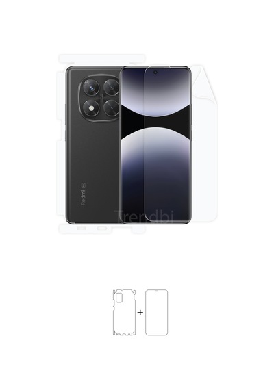 Xiaomi Redmi Note 14 Pro 5g Ekran, Arka Ve Yan Koruyucu Fullbody Kaplama Koruyucu Poliüretan Film