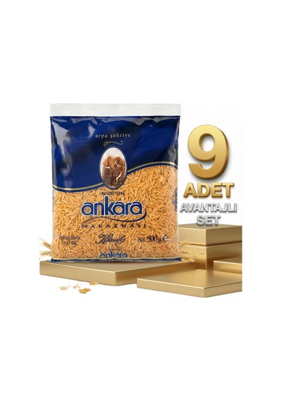 Ankara Arpa Şehriye Makarna 9x500 Gr