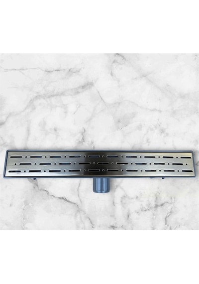 İsaoğlu Yapı Antik Gold Duş Kanalı Lineer Banyo Duş Süzgeci Mat Gold Pirinç Duş Gideri 50 Cm Gold