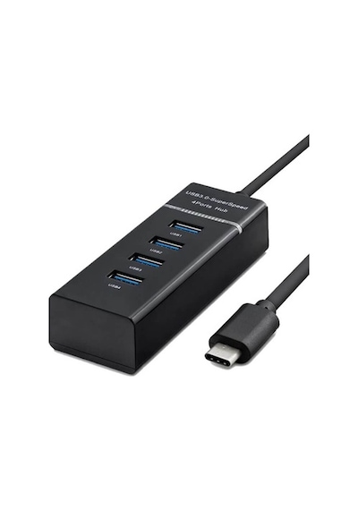 Usb 3.1 Type-C Çoklayıcı - 4 Port Usb 3.0 Hub - Type C To Usb 3.0 (519132659)