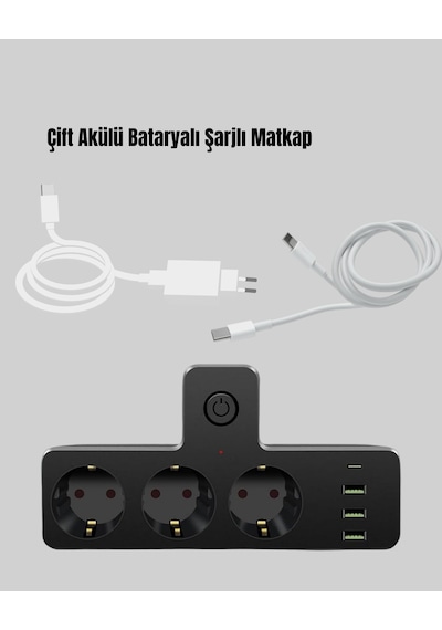 Ev Ve Ofis İçin Akıllı Çoklu Priz 7 Girişli 0