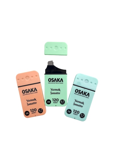Osaka 120 li 2b Kalem Ucu 75 mm 0.7 mm 3 lü Set