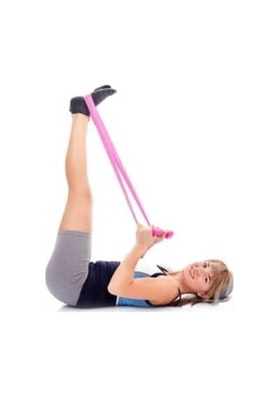Cosfer 3'lü Pilates Bandı Seti Direnç Hafif Orta Sert 3lü Set Çok Renkli