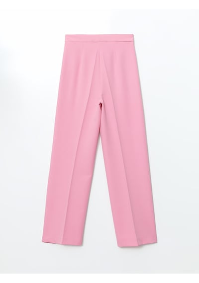 Lcw Vision Pembe Standart Fit Geniş Paça Kadın Pantolon