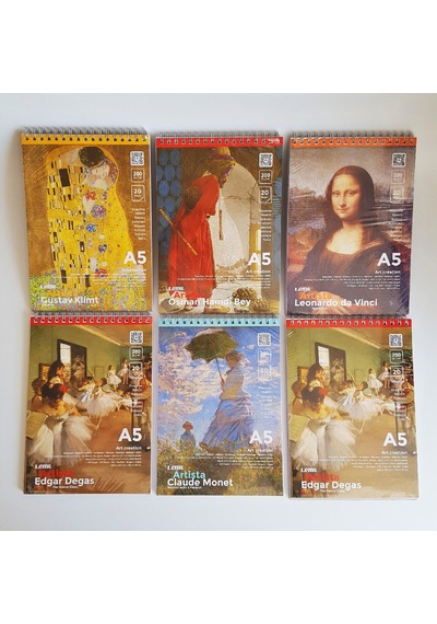 Lems Artista Monet 200 G A5 40 Sy. Mukavva Eskiz Defteri