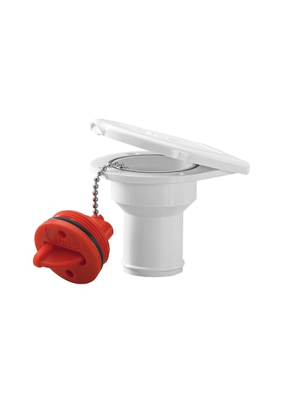 Plastic Deck Filler 51mm For Fuel. Flip Top
