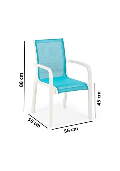 Tr Sy-2528 Plastik Fileli Bahçe Koltuk Sandalye 4'lü Set Diğer