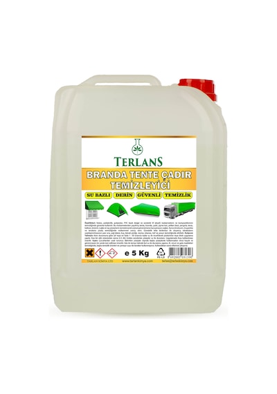 Terlans Branda Tente Ve Çadır Temizleyici 5 Kg Su Bazlı