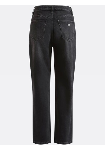 Guess Mom Kadın Siyah Relaxed Fit Jean W2ya21d4qd1-aubk Siyah