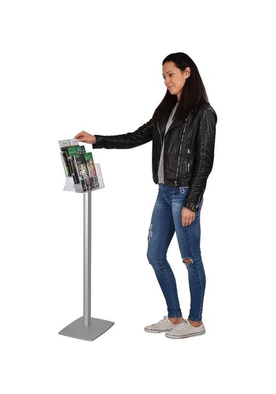 Pillar Broşür Stand 6x1/3a4 10x21cm