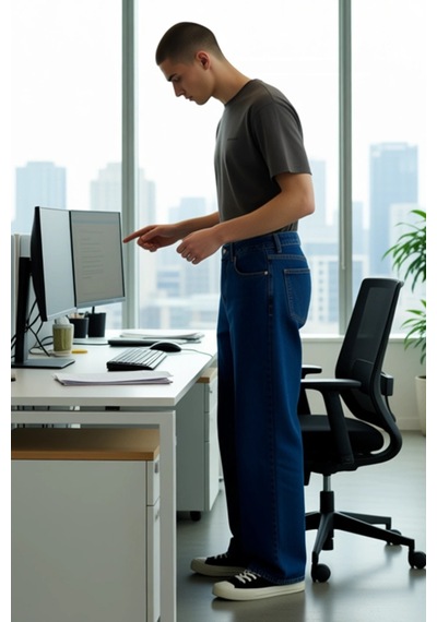 Ersefa Erkek Geniş Paça Kot Pantolon Cool & Comfort Fonksiyonel Dayanıkl Lacivert