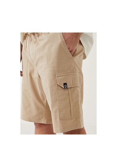 Lc Waikiki Xsıde Standart Kalıp Gabardin Erkek Kargo Şort Beıge