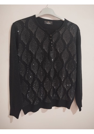 Anne Moda Ankara Üstün Kalite, Standart Beden, Kapri Kollu, Pamuk-akrilik Karışımı, Şık, Triko Kazak/bluz Siyah Anne Moda Ankara Üstün Kalite, Standart Beden, Kapri Kollu, Pamuk-akrilik Karışımı, Şık, Triko Kazak/bluz Siyah