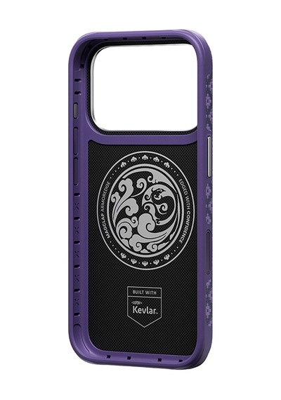 İphone 17 Pro Max Kılıf M-safe Uyumlu Benks Armorpro Armoredge X9 Serisi Kevlar Kapak Mor