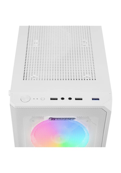 Rampage Helıos Mesh 650w 80+ Bronze Tempered Glass Rgb Beyaz Atx Gaming Kasa