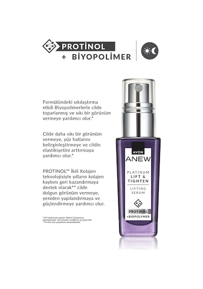Avon Anew Platinum Lift & Tighten Lifting Serum 2 x 30 ML