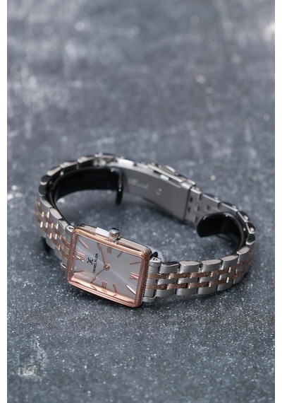 Daniel Klein Dke.1.10750-10 Dikdörtgen Kasa Romen Rakamlı Minimal Tasarım Kadın Kol Saati Rose Gold - Gümüş Daniel Klein Dke.1.10750-10 Dikdörtgen Kasa Romen Rakamlı Minimal Tasarım Kadın Kol Saati Rose Gold - Gümüş