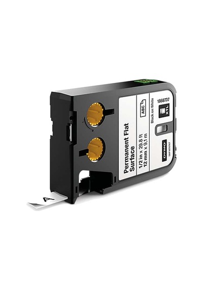 Dymo Xtl Sabit Polyester Düz Yüzey 12 Mm X 9,1 M Beyaz/siyah 1868737 Diğer