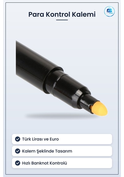 Taklit Para Tespit Kalemi Kontrol Cihazı Sahte Banknot Anlama Pla