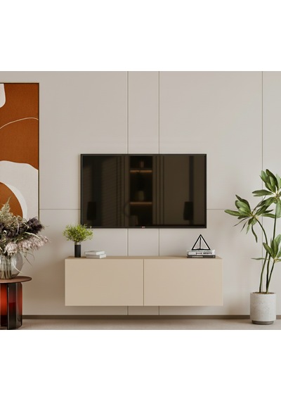 Hitit Tv Ünitesi 140 Cm 100% Mdf Bej