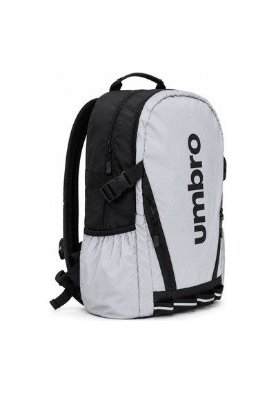 Umbro Motorcu Çantası Reflektörlü Sırt Çantası Okul Çantası Unisex Çanta Gri