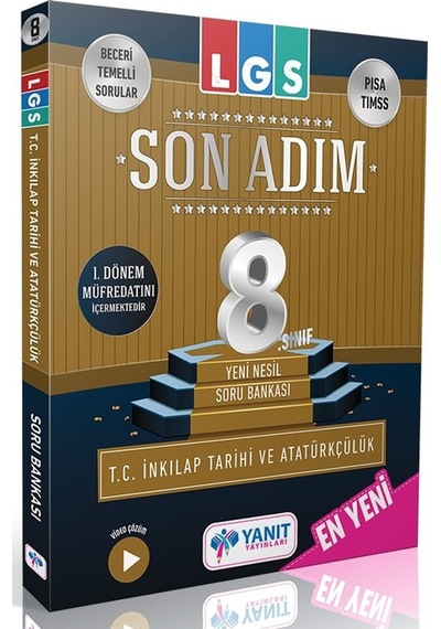Yanıt 8.Sınıf İnkılap Tarihi Son Adım Serisi Soru Bankası